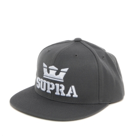 Supra ABOVE SNAP Hats Charcoal/white | AU-58210